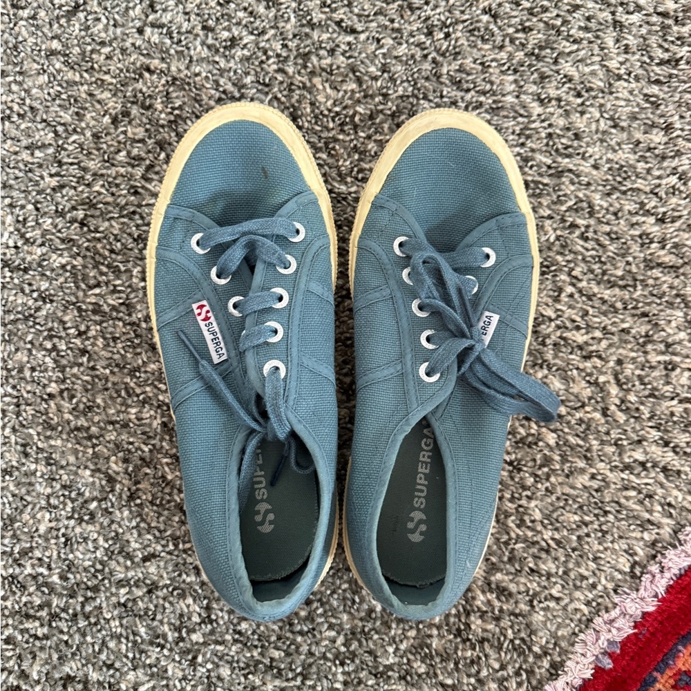 Denim blue superga